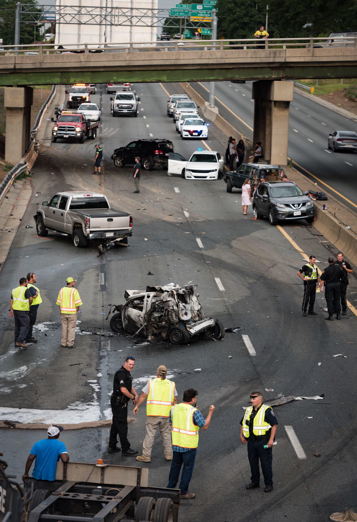 Southbound U.S. 52 Multi-Vehicle Crash